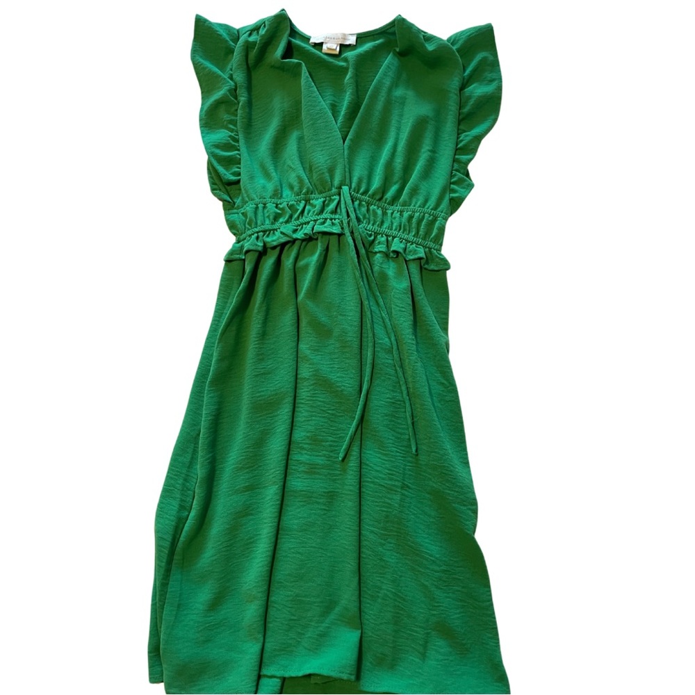 MONTEAU green dress womens XS